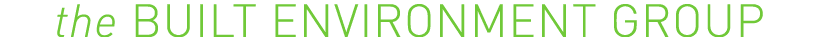 the BUILT ENVIRONMENT GROUP